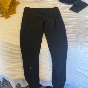 Black Lululemon Leggings with Pockets